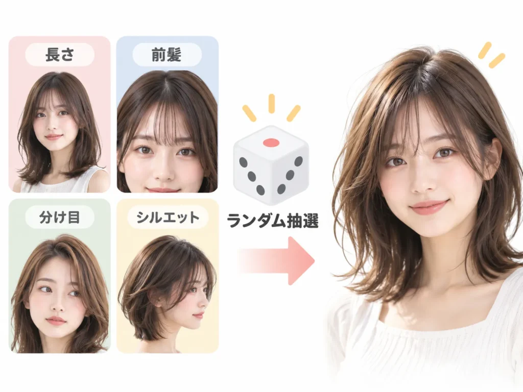 髪型名を並べたライブラリではない